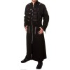 Mens Thread Metal Punk EMO Coat Men Gothic Coat